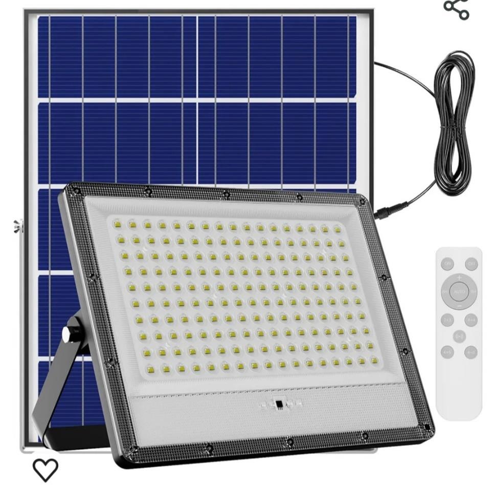 300W Solar Powered LED Flood Light