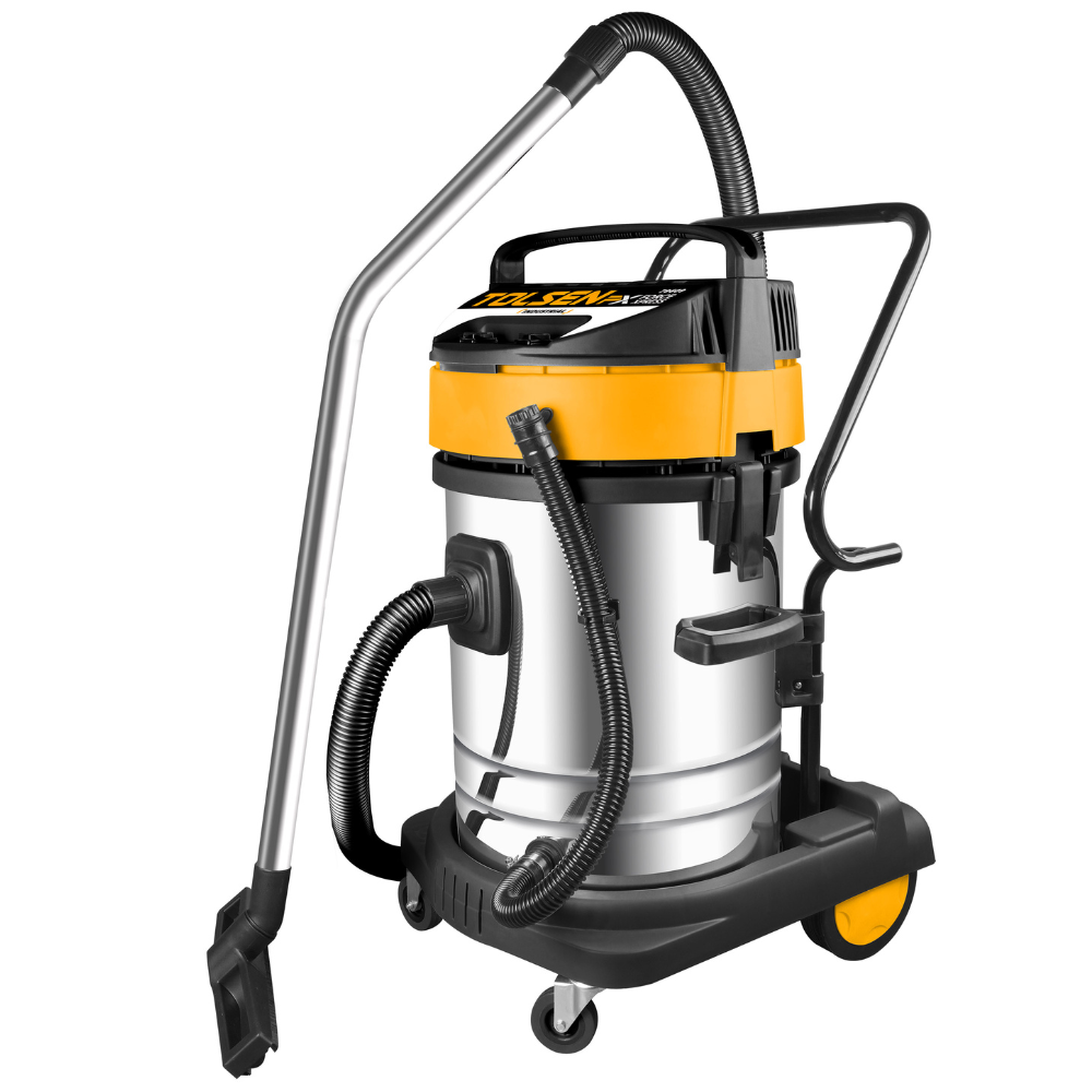 TOLSEN - 2000w 70L Heavy Duty Wet & Dry Industrial Vacuum Cleaner