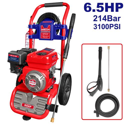 EMTOP - Gasoline High Power Pressure Washer 6.5HP 214 Bar ( 3100PSI ) 