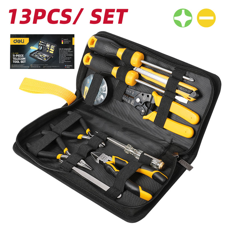 DELI - 13-Piece Electrician Tool Set