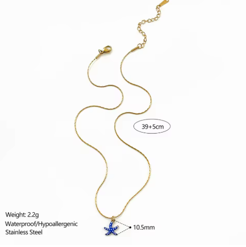Starfish Pendant Necklaces
