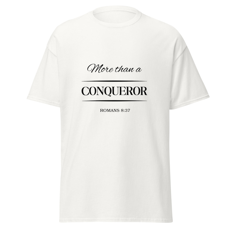 Unisex Classic Tee | Gildan 5000 - "More than a Conqueror"- Sizes S to 5XL