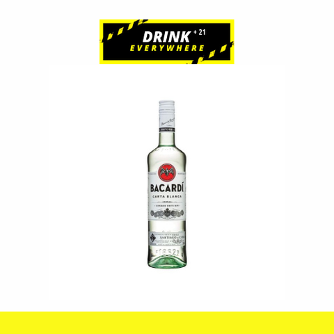 Bacardi Carta Blanca Rum [1000ml]