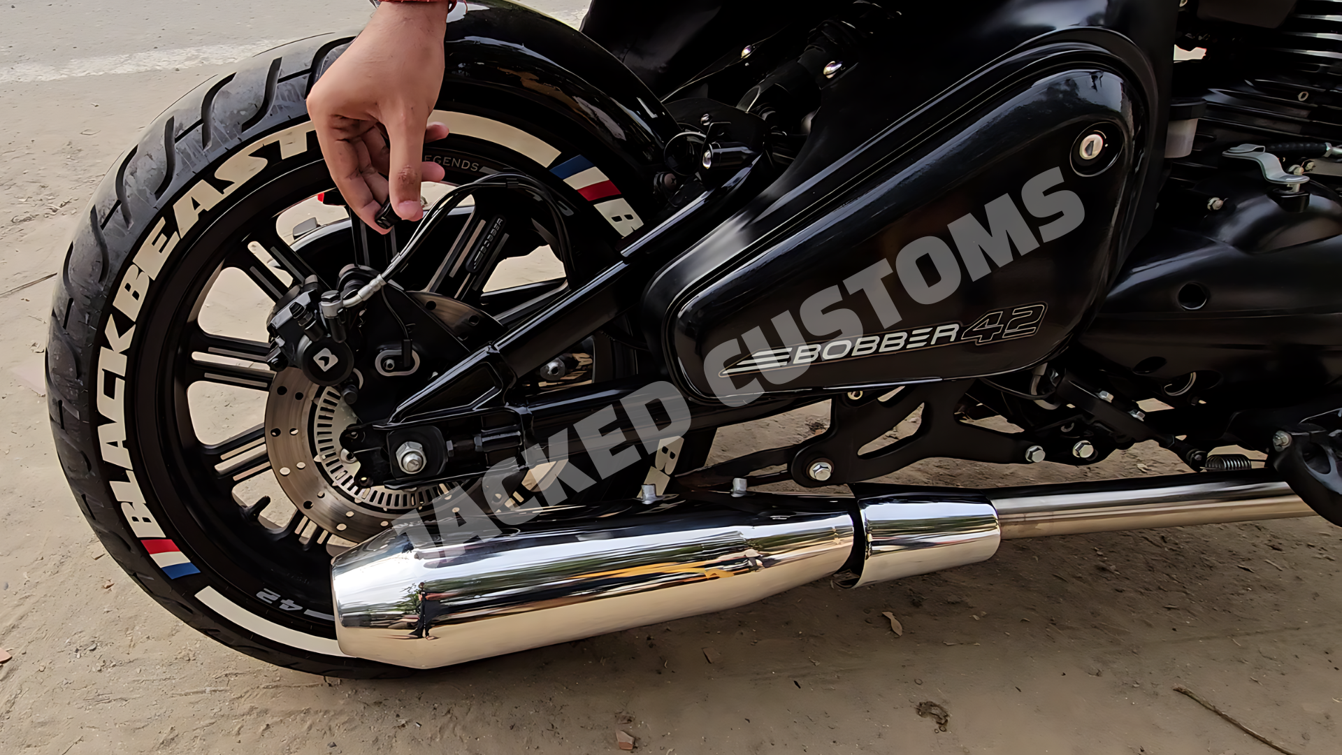 Jawa 42 Bobber Exhaust HellChrome™ | Slip-On| Deep Bassy Sound | GT 650 Compatible