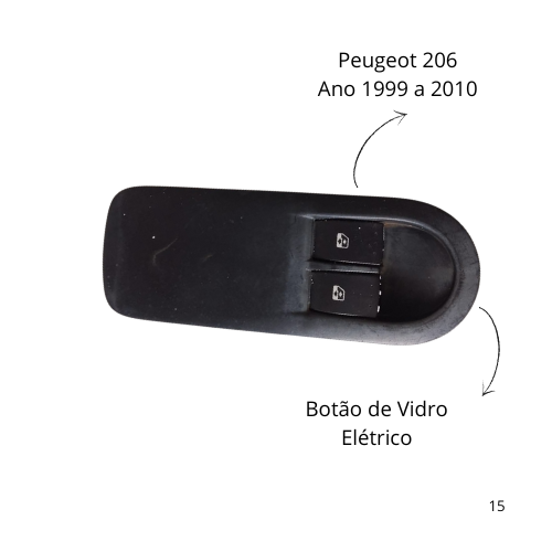Interruptor de Vidro Elétrico Renault Sandero 2012