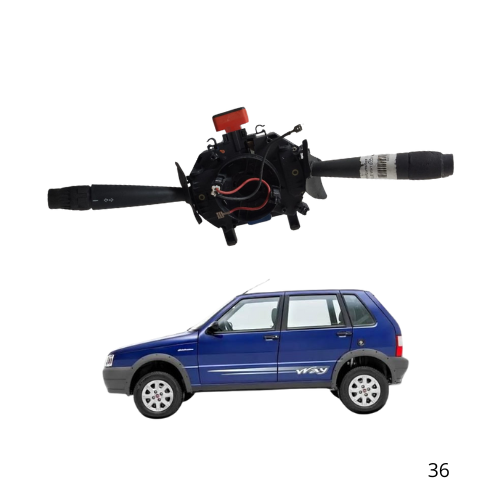 Chave de seta Fiat Uno 2012 Mille Way Original