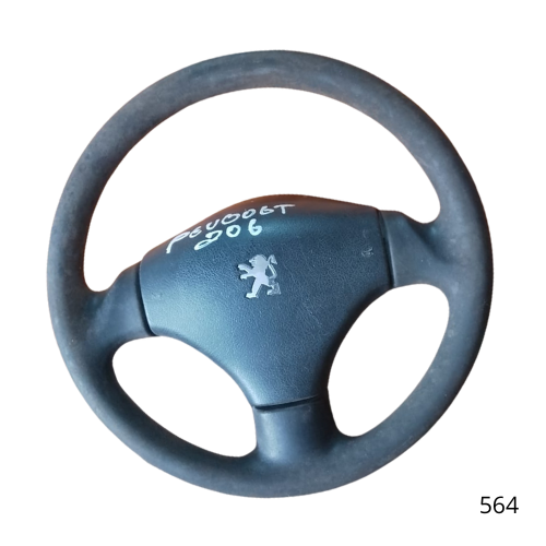 Volante Direção Peugeot 206 2007 Em Diante