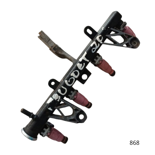 Flauta do Bico Injetor Peugeot 206 207 C3 1.4 Com os bicos Original