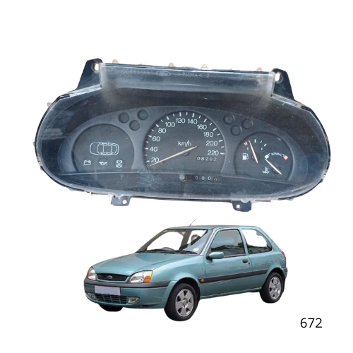 Painel De Instrumento Ford Fiesta 2000 Com Velocímetro