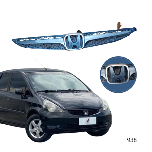 Grade Dianteira Honda Fit 2006 A 2008 Original Preto