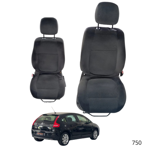 Par de Bancos Dianteiros Citroen C4 2010 Originais