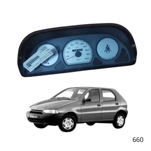 Painel De Instrumento Fiat Palio 1997 1998 Fundo Branco