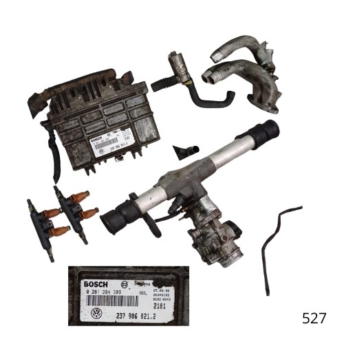 Kit Com Modulo Injeção Motor 1600 A Ar Desbloqueado Completo