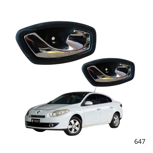 Maçaneta Interna Renault Fluence Lado Direito Dianteira 2013