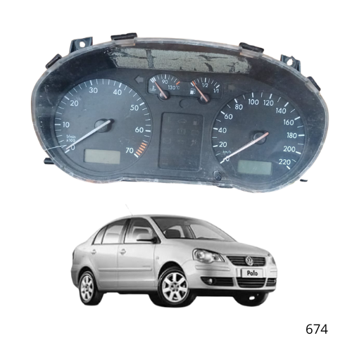 Painel Instrumento Volkswagen Polo 1.6 2007 A 2014