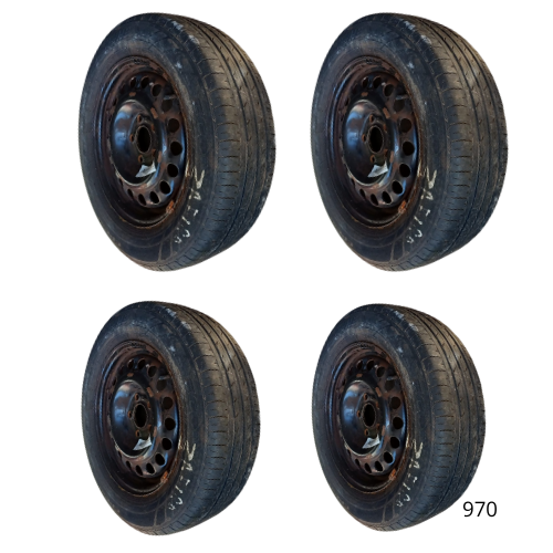  Jogo Rodas Com Pneus Remold Chevrolet Zafira Confort 2011 Original Aro 15