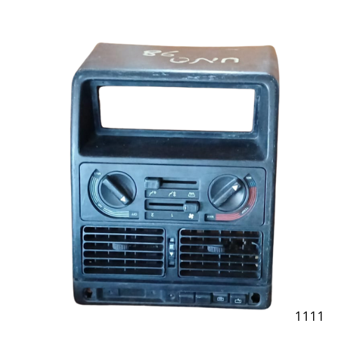 Moldura Comando Ar Quente Fiat Uno 1994 A 1999 Original Com Difusores