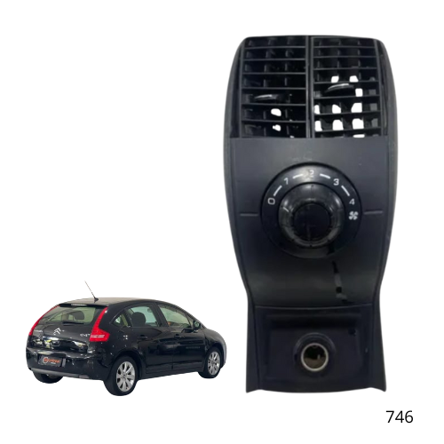 Console Central Traseiro Citroen C4 2010 Original