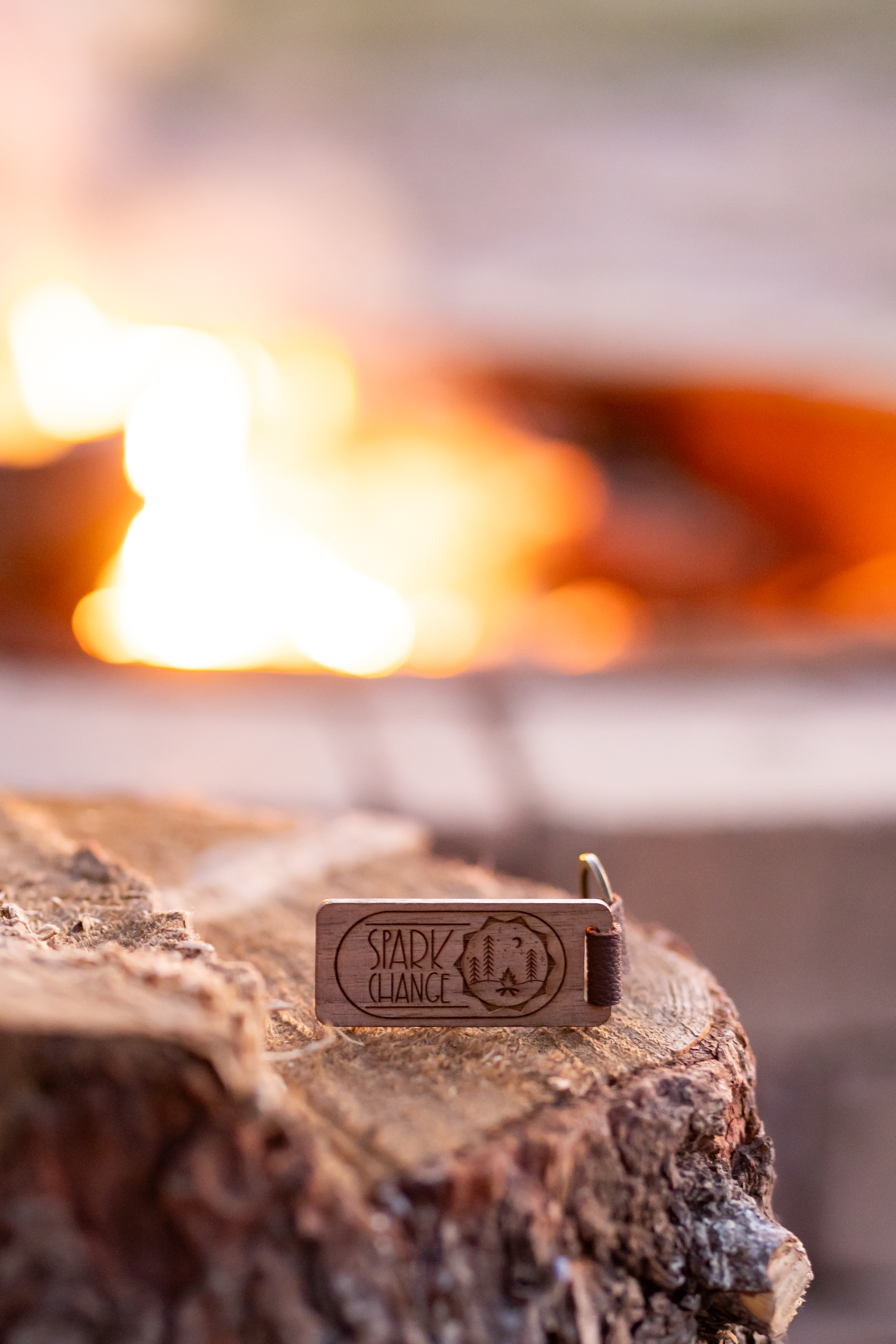 Handcrafted Wooden Keychain