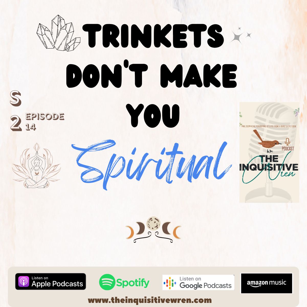 Beyond Trinkets: Unraveling the Essence of What Truly Makes You a Spiritual Being🤍🪬 | s2e14