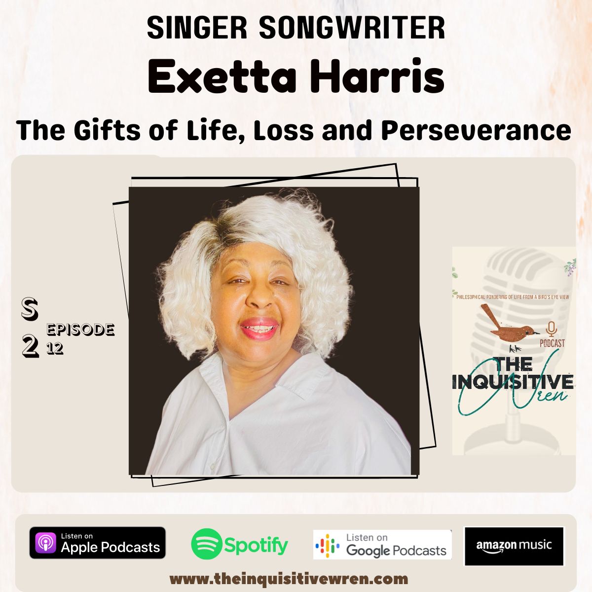 Welcoming Life's Gifts: The Soulful Journey of Singer-Songwriter Exetta Harris | s2e12