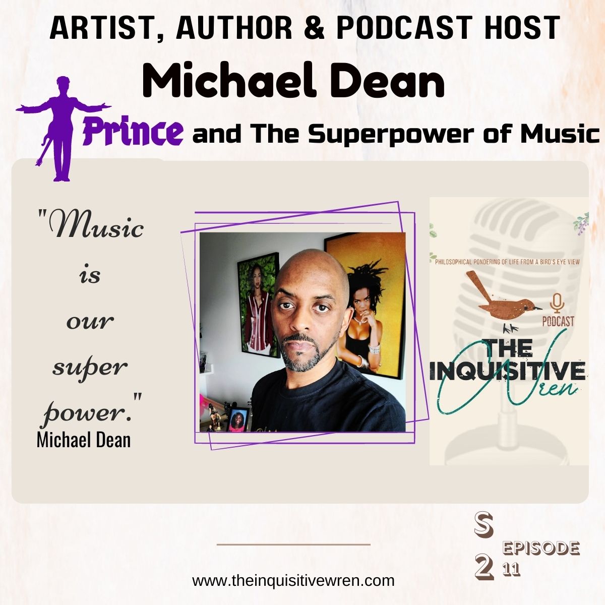 Prince and the Superpower of Music: A Deep Dive with Michael Dean of Podcast Juice | s2e11