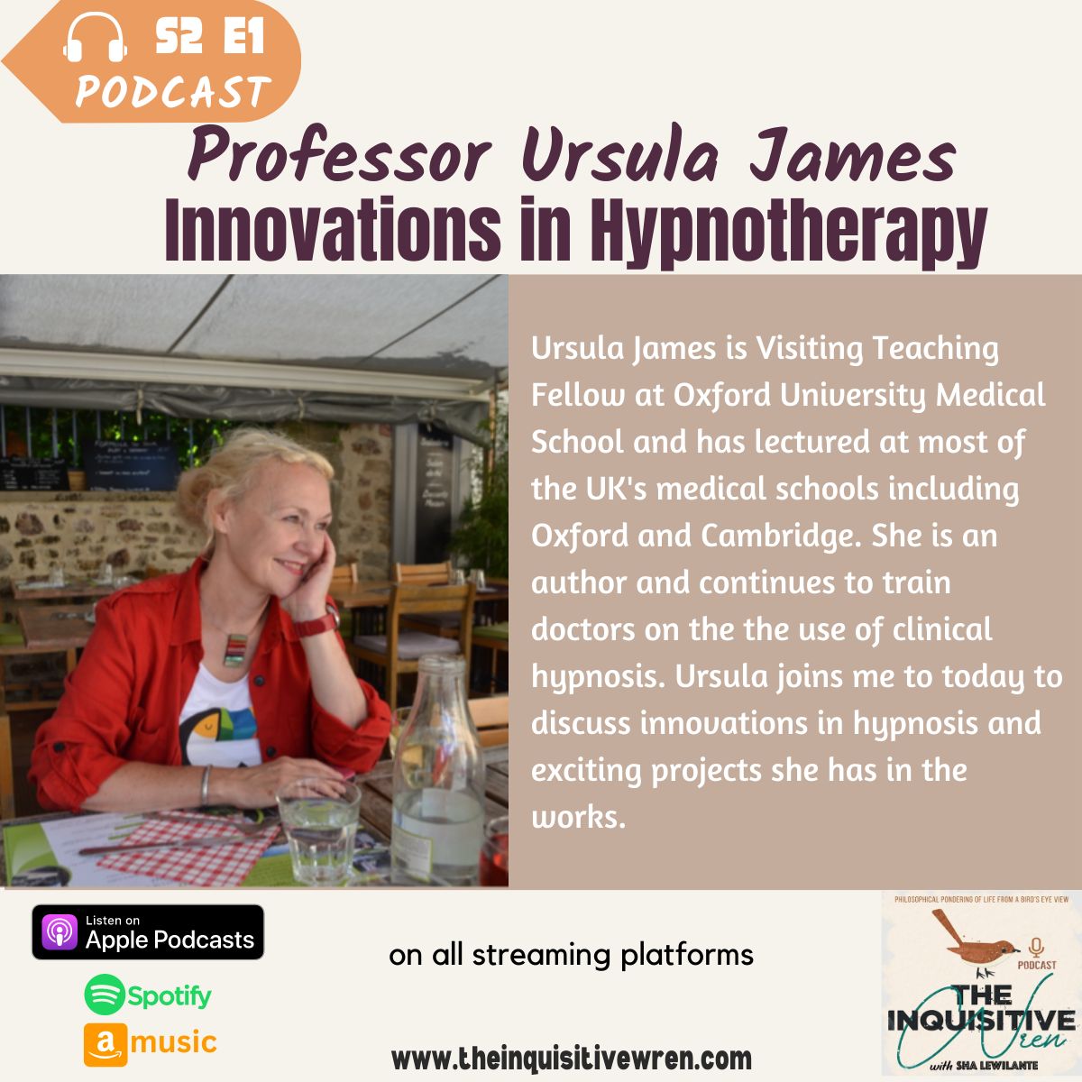 Exploring Innovations and Research in Hypnotherapy with Professor Ursula James 