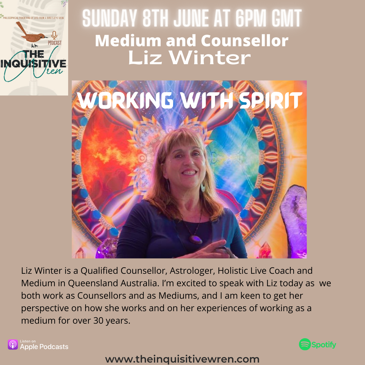 Unveiling the Magic of Spiritual Connection: Journey into Spirit Work with Medium Liz Winter | s1e17