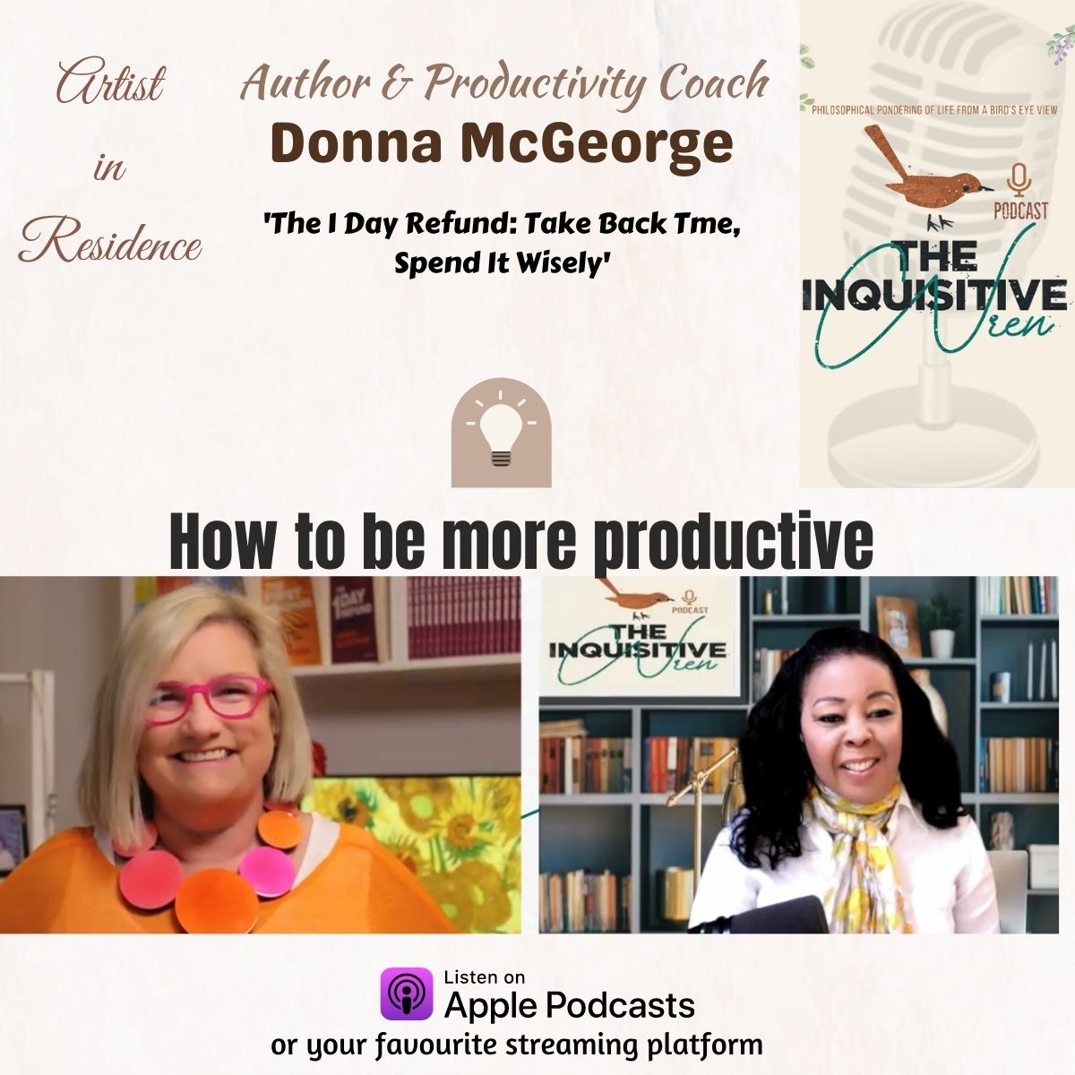The Secret to Being Productive: Unveiling Insights and Strategies from Author Donna McGeorge | s1e12