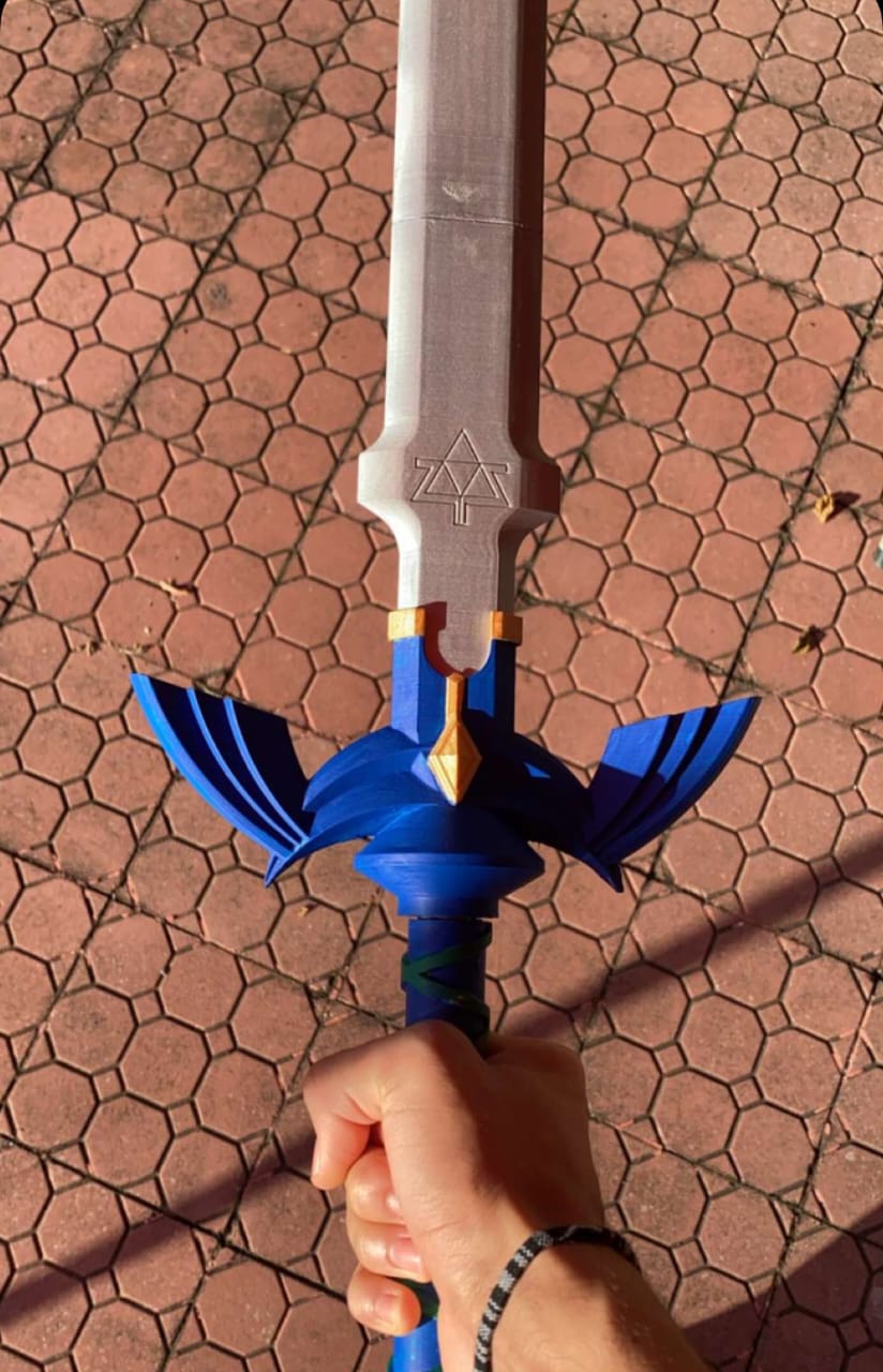 Espada maestra impresa en 3D