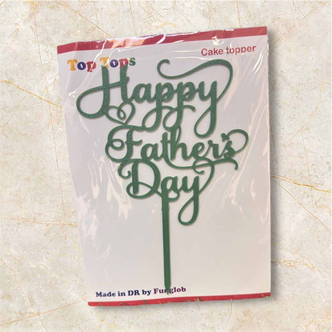 Topper de pastel "Fathers Day" "Dia del Padre"