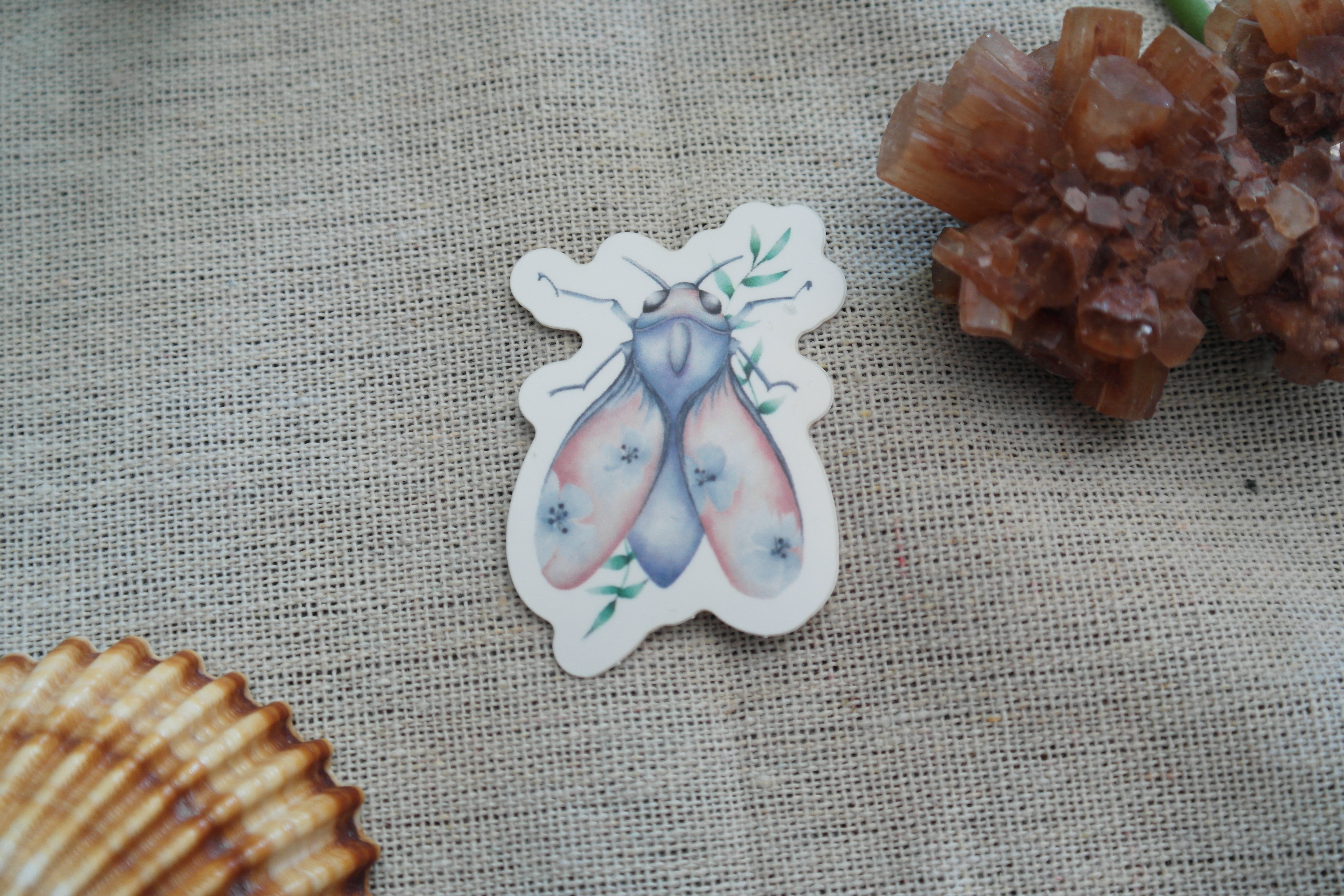 Stickers papillon céleste