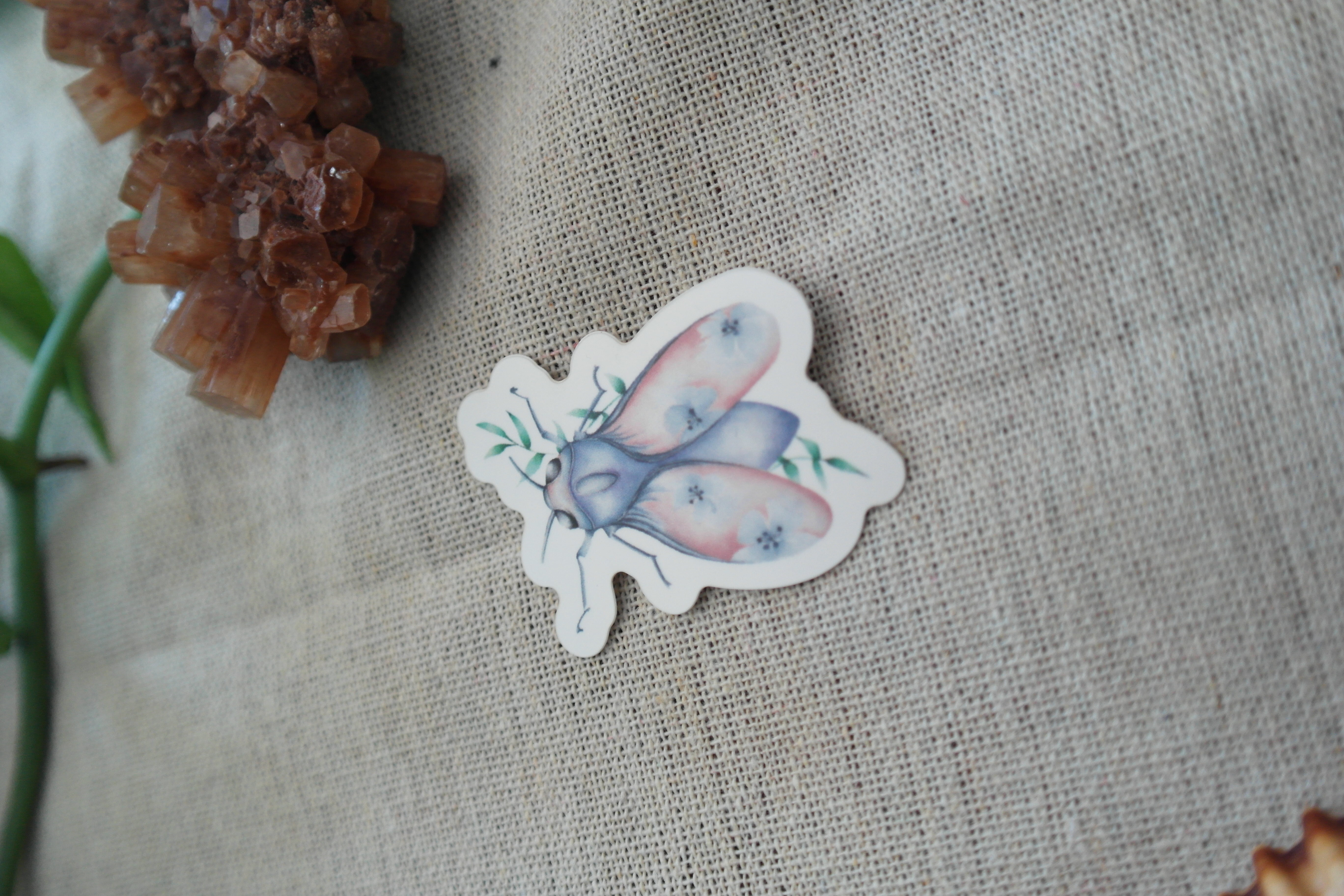 Stickers papillon céleste