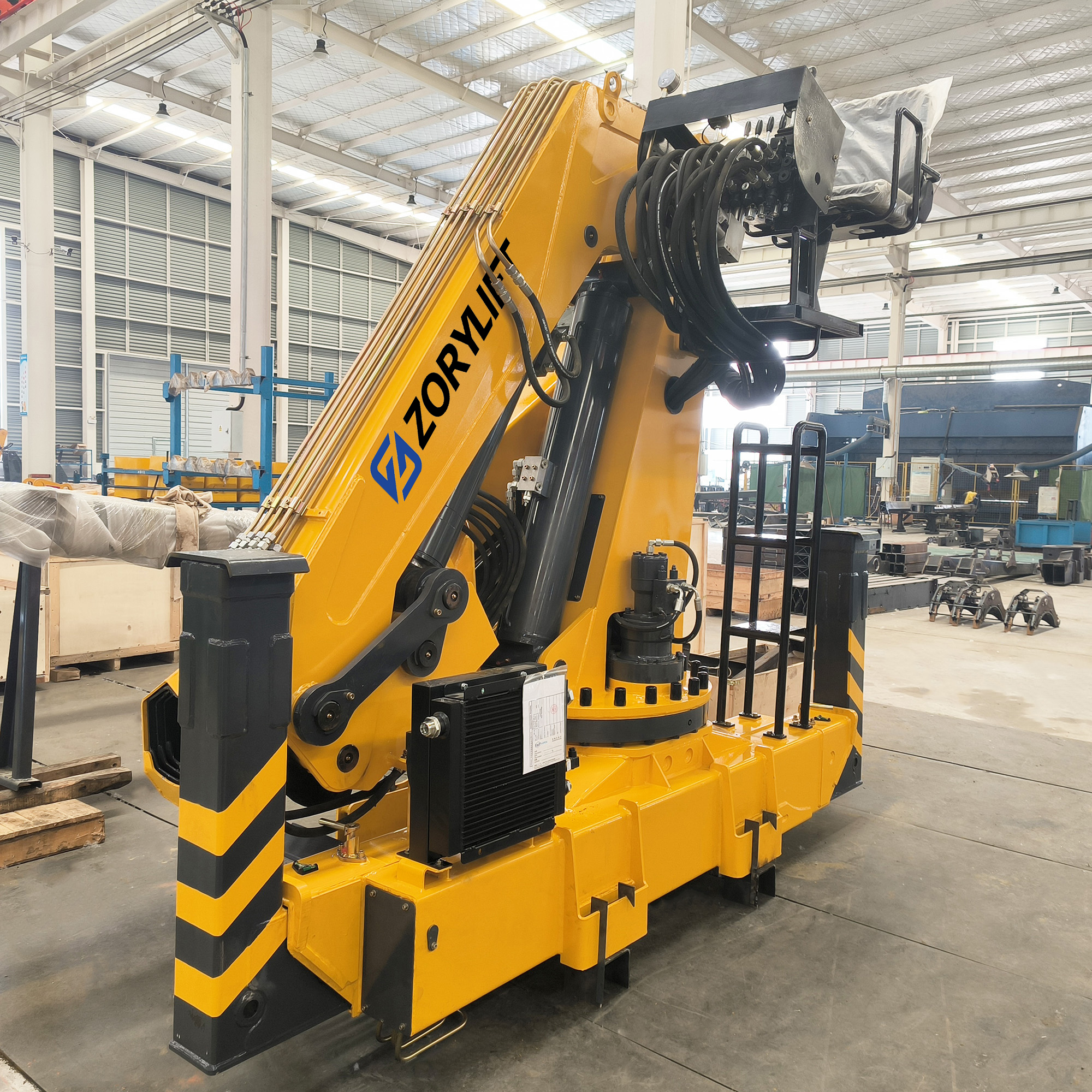 SQZ160 8T Knuckle Boom Loader Cranes - ZORYLIFT Truck Mounted Crane