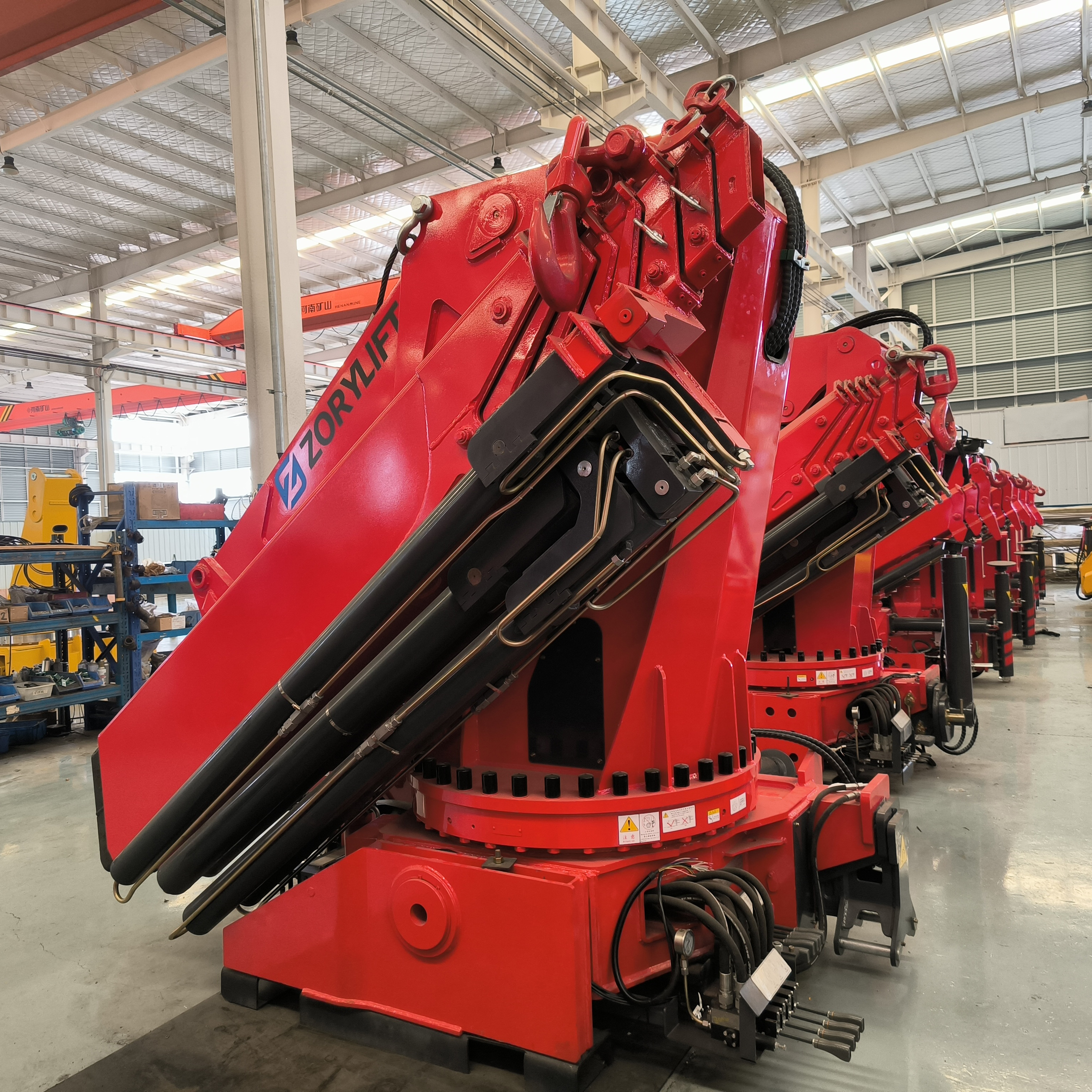 SQZ500 25T Hydraulic Knuckle Boom Crane - ZORYLIFT Truck Mounted Crane