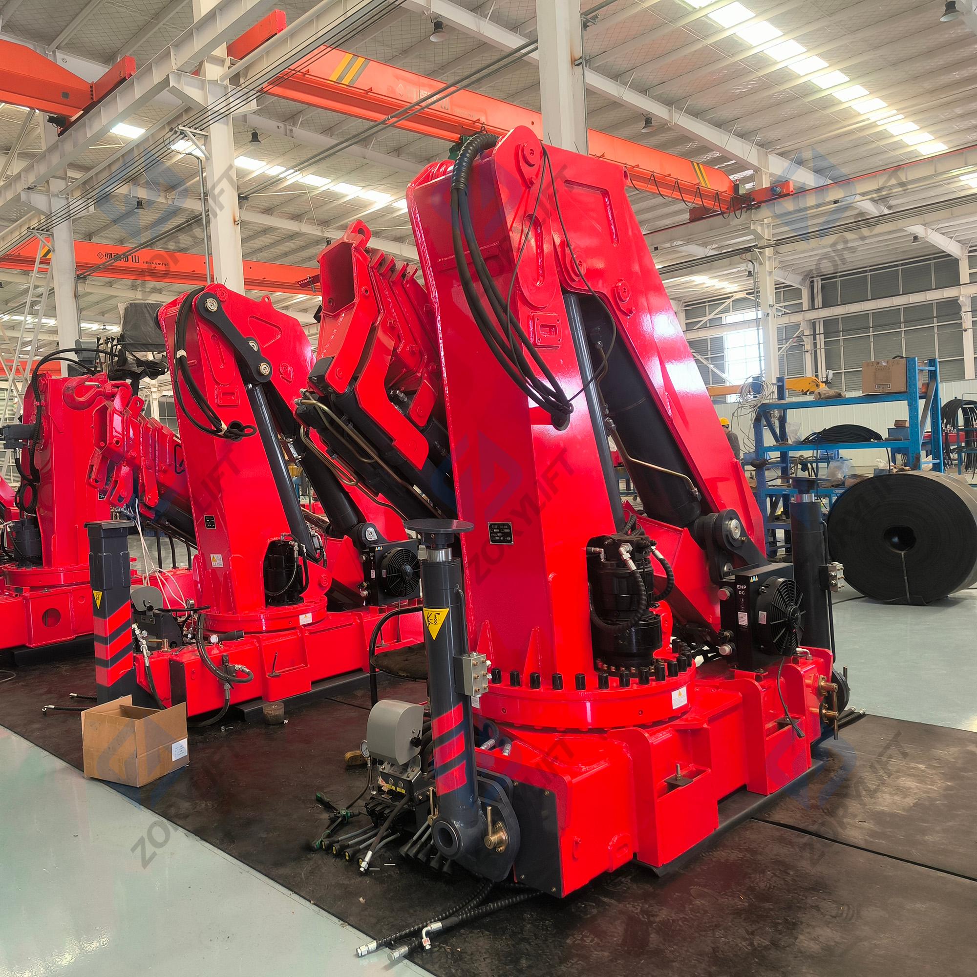 SQZ350 16T Knuckle Boom Crane For Sale