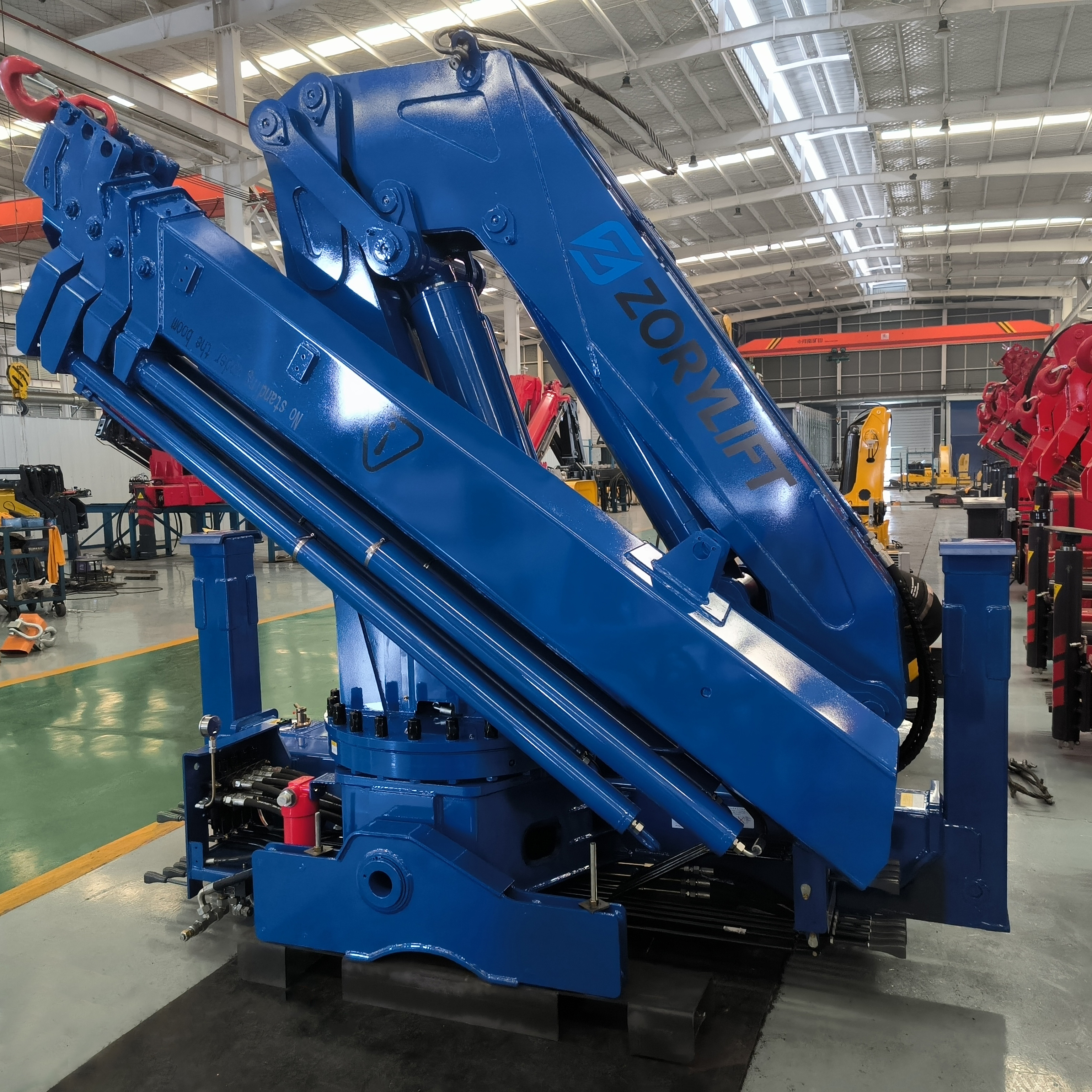 SQZ160 8T Knuckle Boom Loader Cranes - ZORYLIFT Truck Mounted Crane