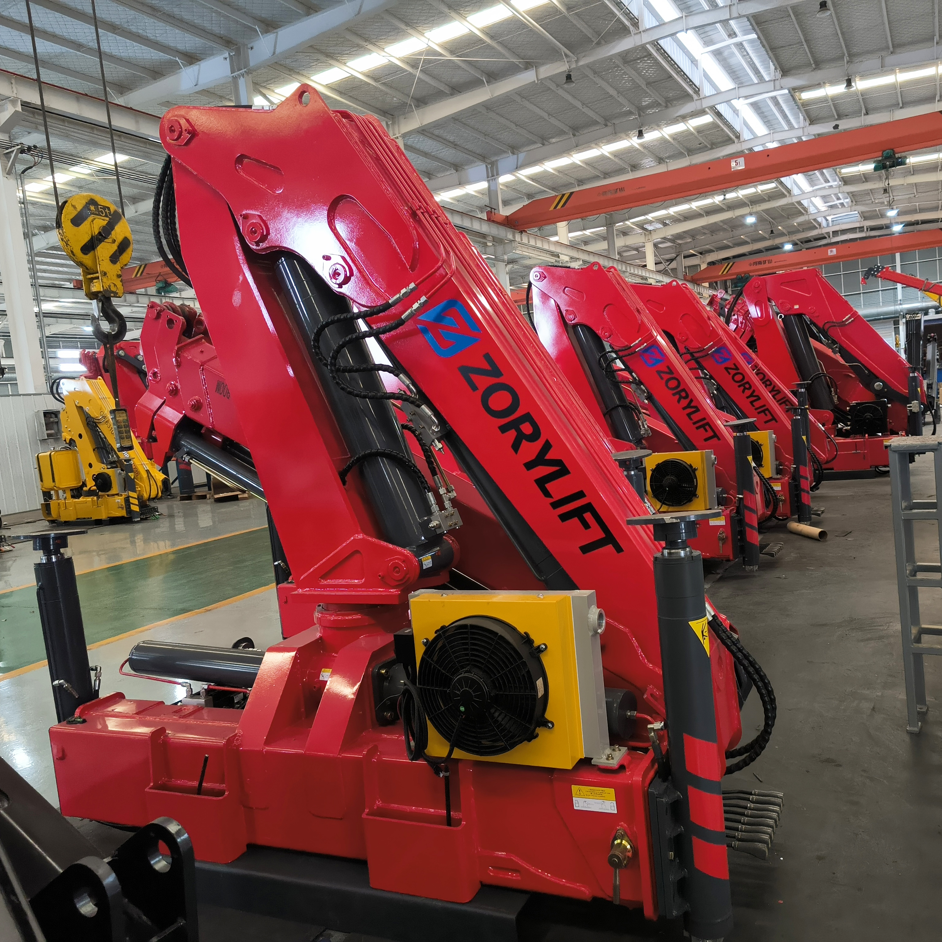 SQZ105 5Ton Articulated Boom Crane  - ZORYLIFT Truck Mounted Crane
