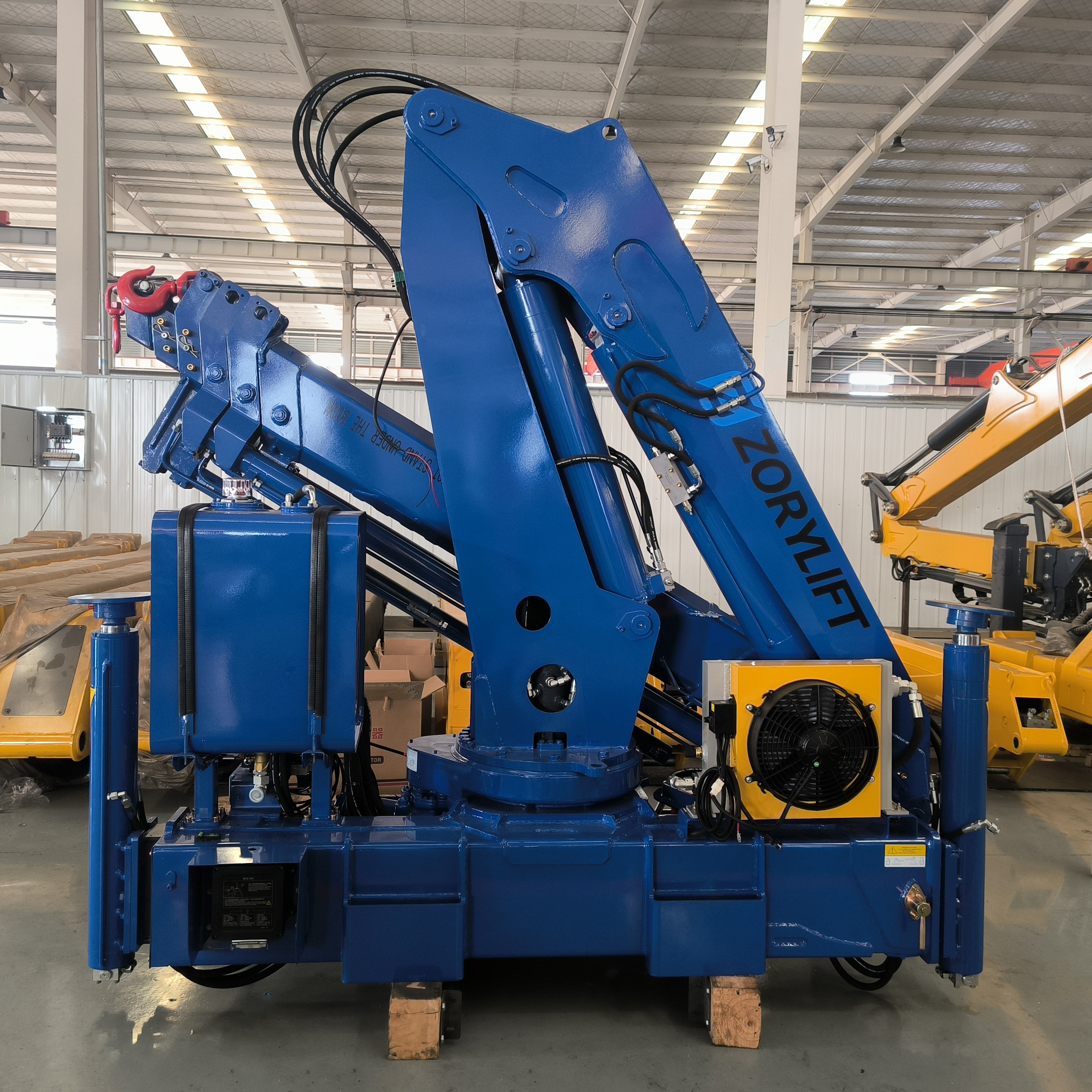SQZ105 5Ton Articulated Boom Crane  - ZORYLIFT Truck Mounted Crane