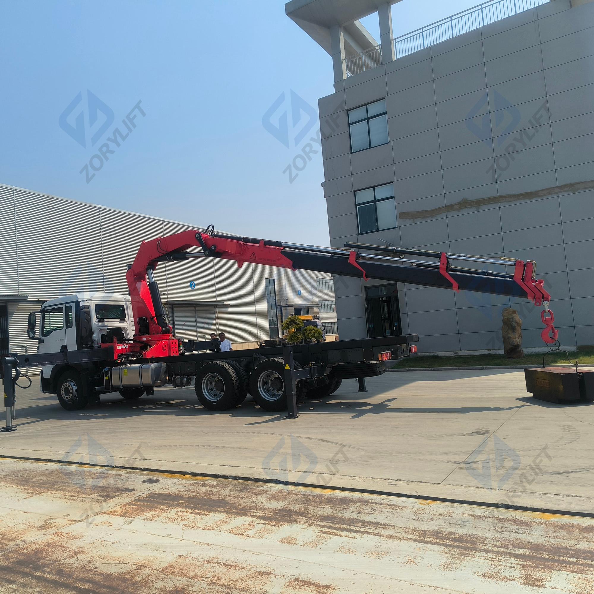SQZ400 20T Truck Mounted Knuckle Boom Crane