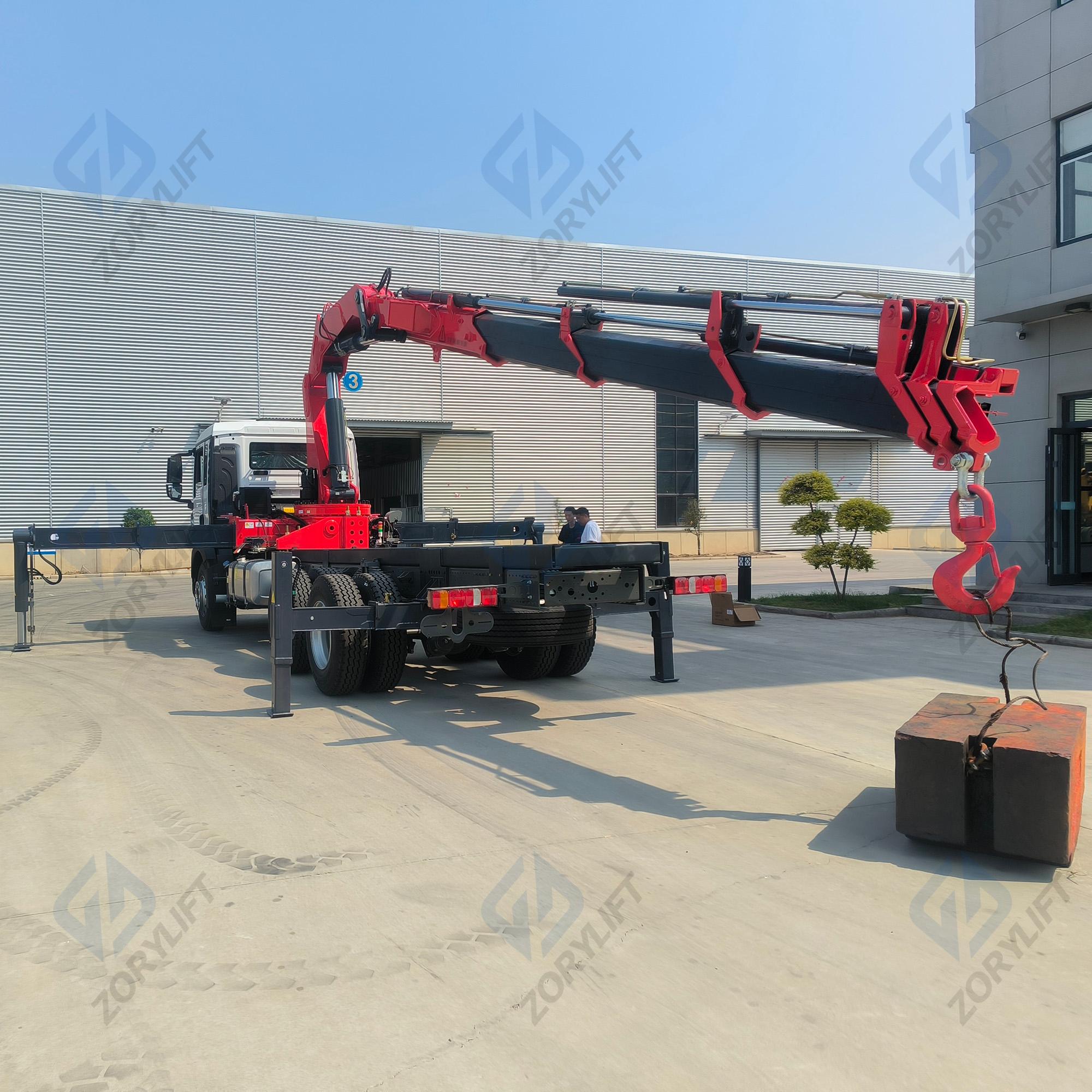 SQZ400 20T Truck Mounted Knuckle Boom Crane