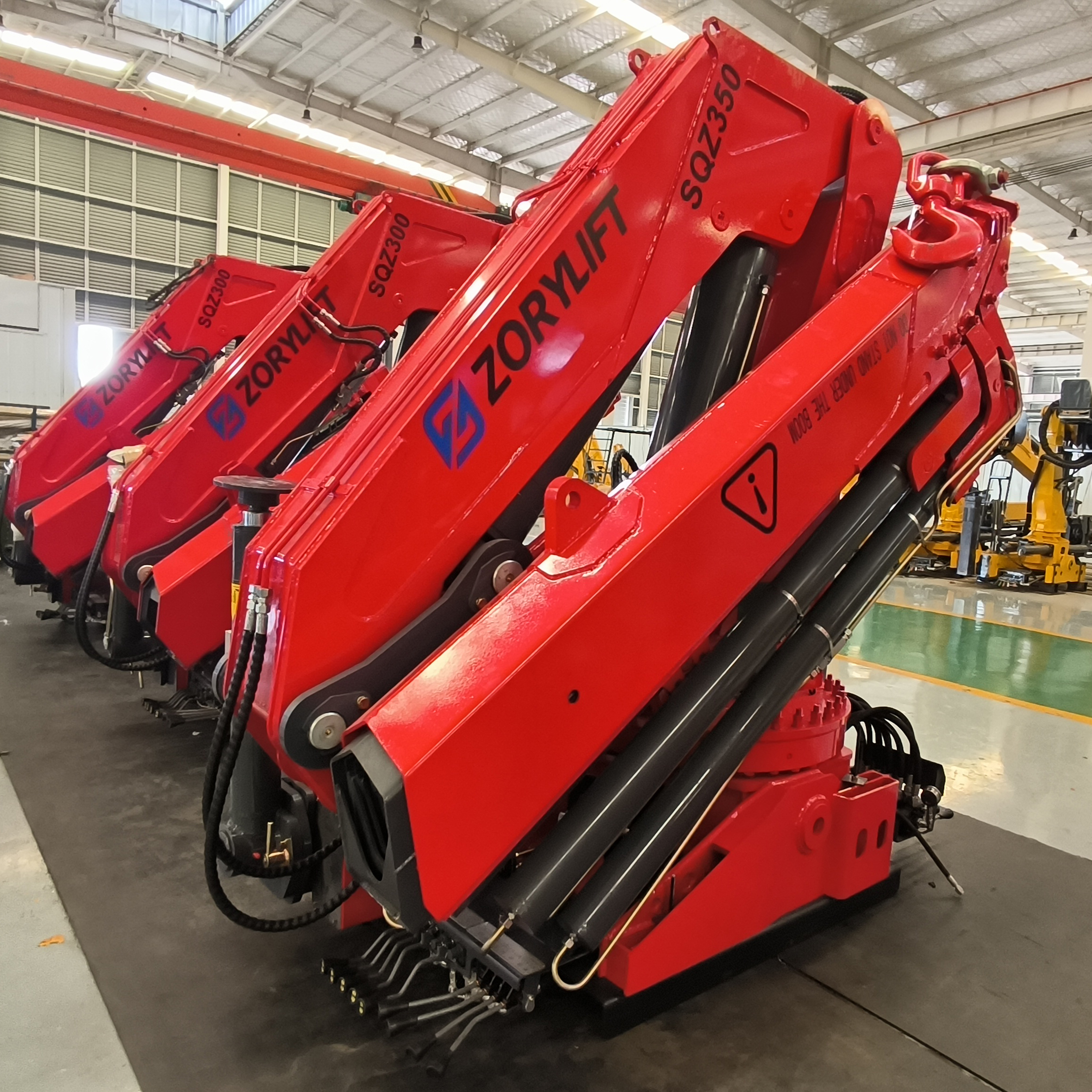 SQZ350 16T Knuckle Boom Crane For Sale - ZORYLIFT Truck Mounted Crane