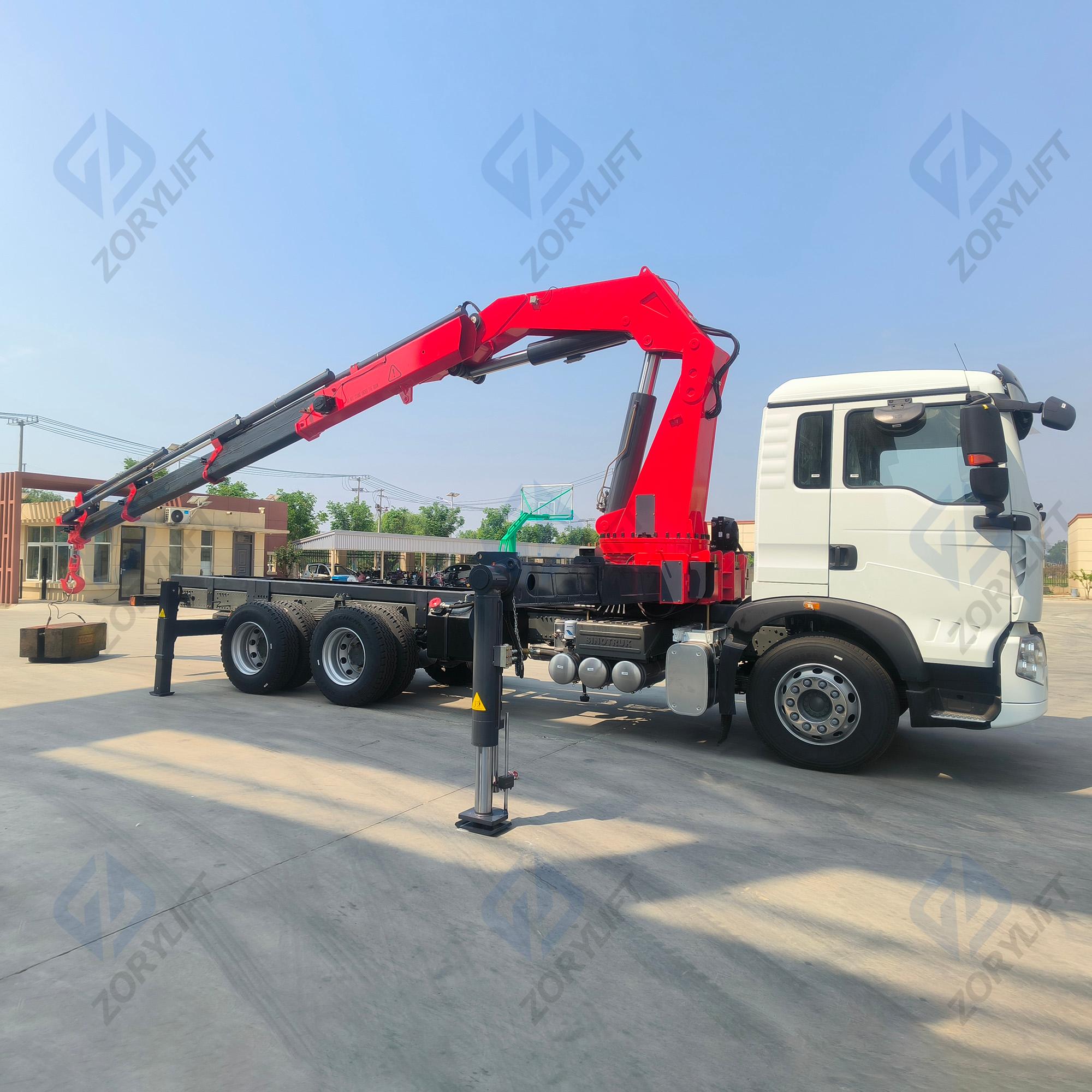 SQZ400 20T Truck Mounted Knuckle Boom Crane