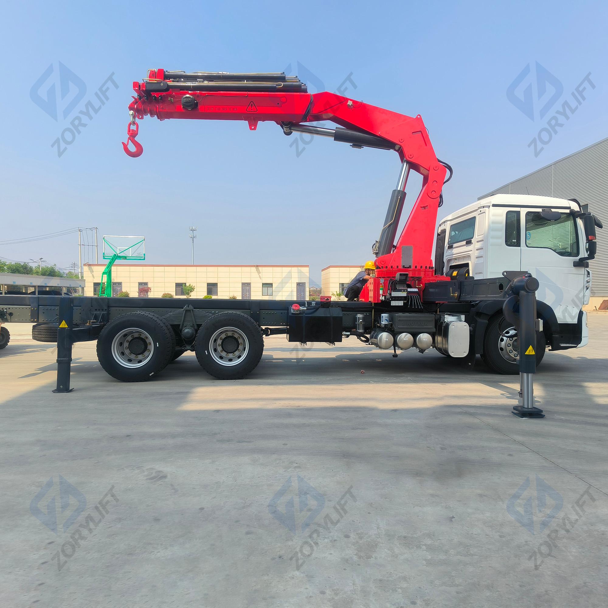 SQZ400 20T Truck Mounted Knuckle Boom Crane