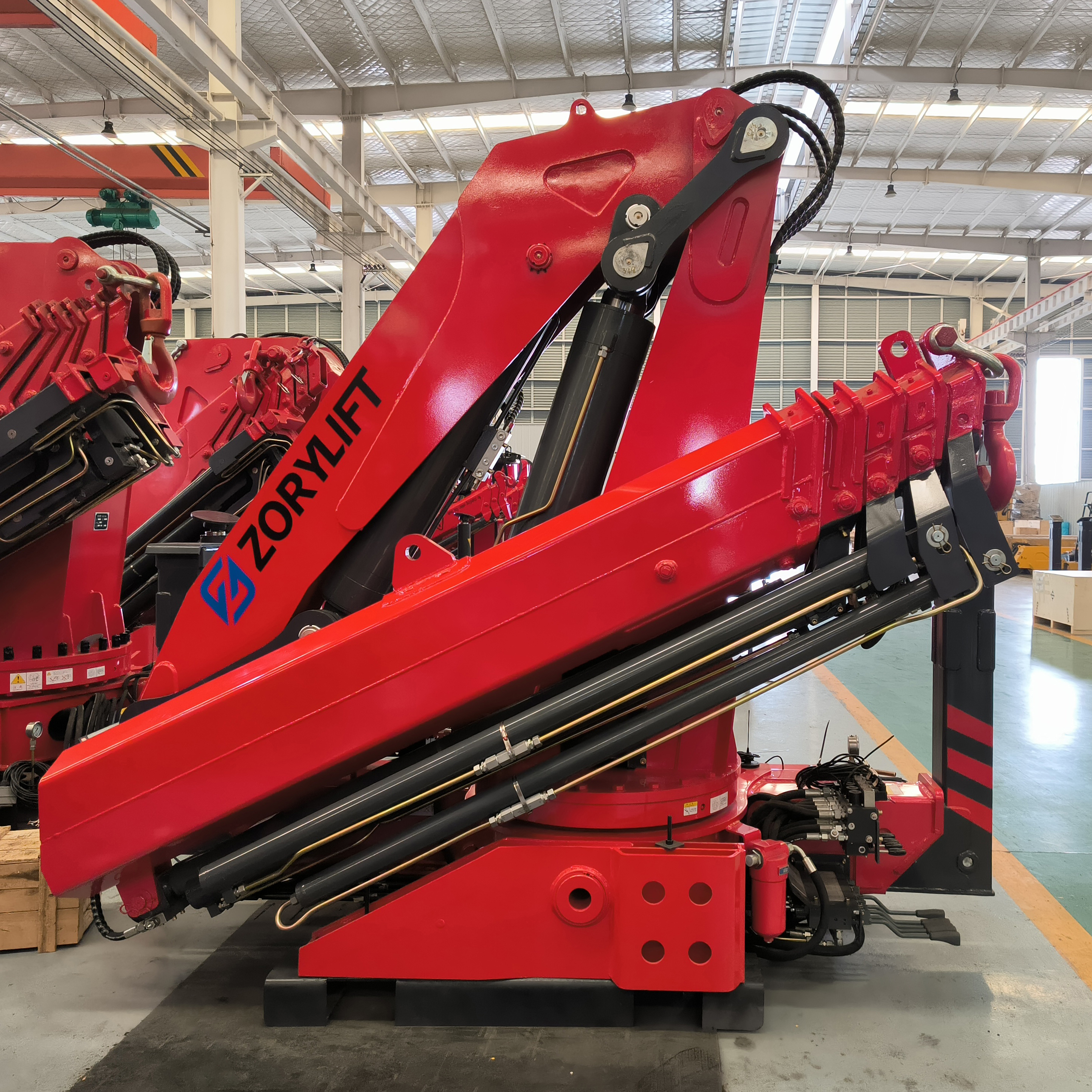 SQZ200 10t Knuckle Boom Crane Truck - ZORYLIFT Truck Mounted Crane