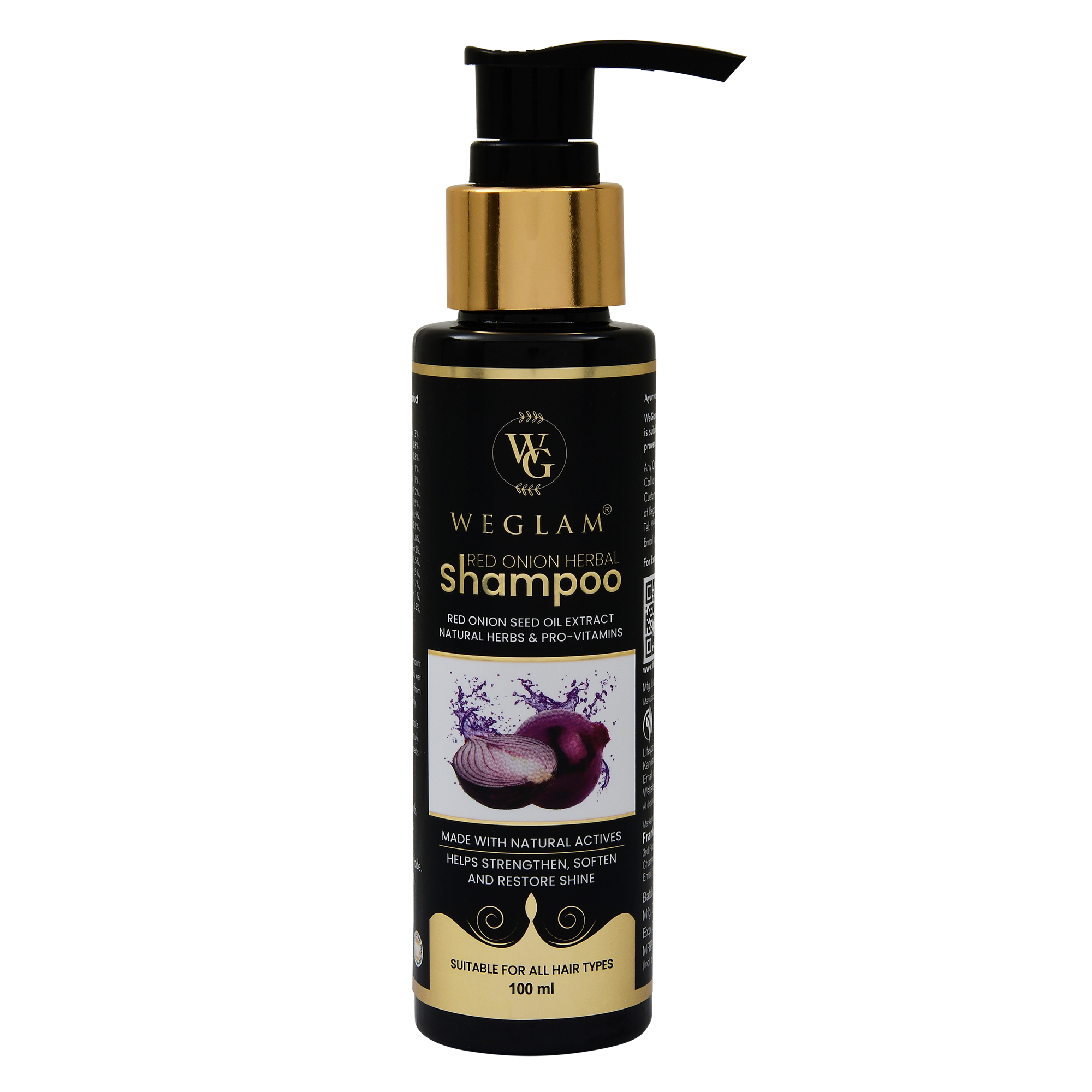 WeGlam Red Onion Herbal Shampoo