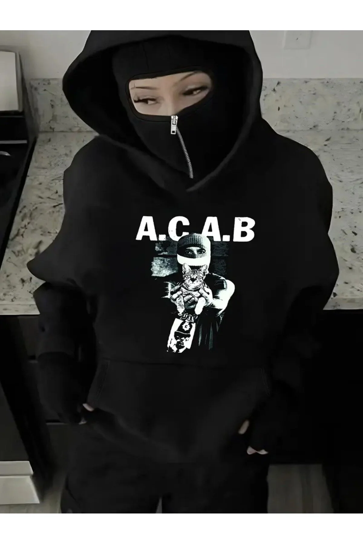 A.C.A.B Printed Hoodie