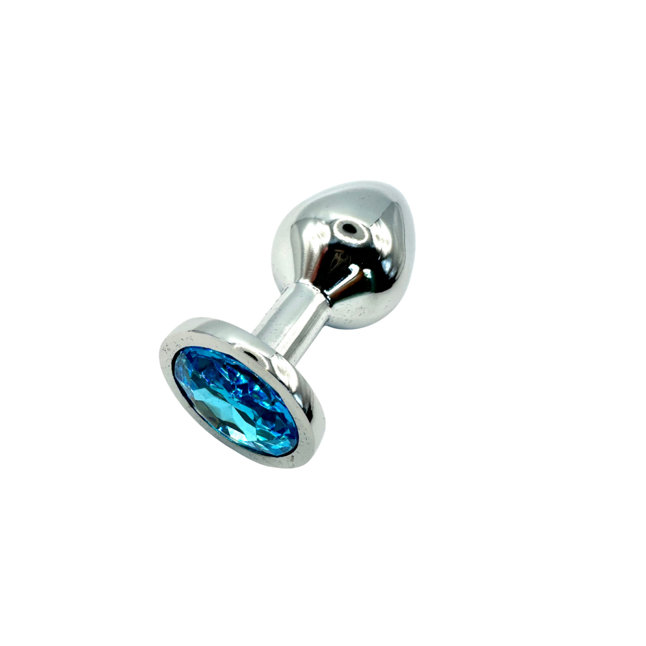 Plug anal con gema azul