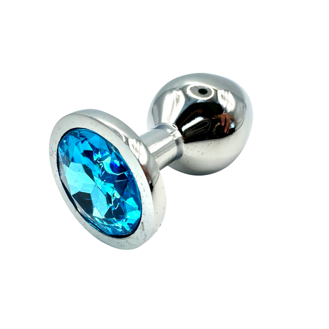 Plug anal con gema azul