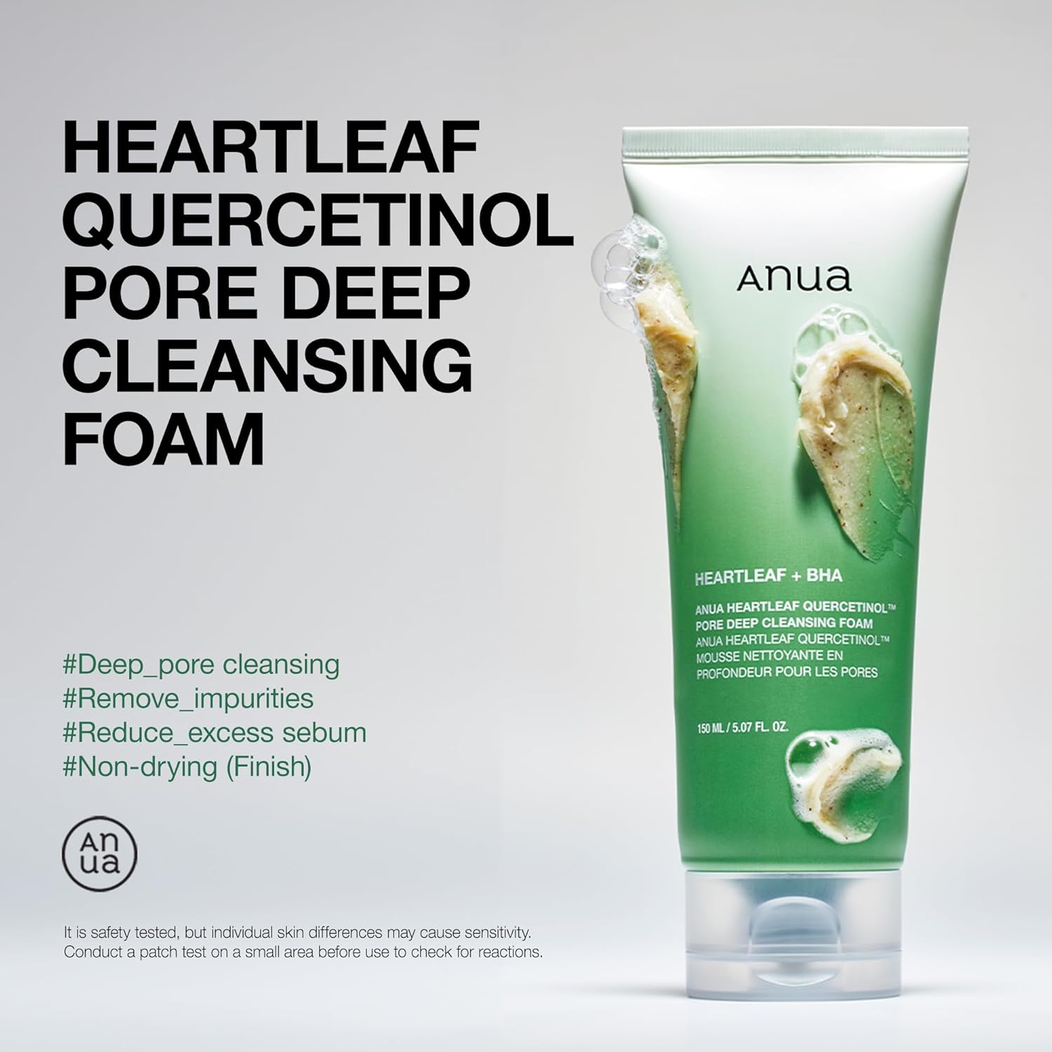 Anua Heartleaf 77% Soothing Foam Cleanser